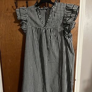 B&W Checker Dress